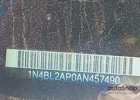 2010 Nissan Altima 3.5 Sr from USA, damaged, VIN 1N4BL2AP0AN457490